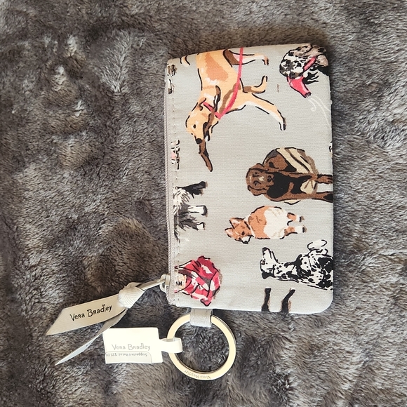 Vera Bradley Handbags - Vera Bradley Dog Show Zip ID Case